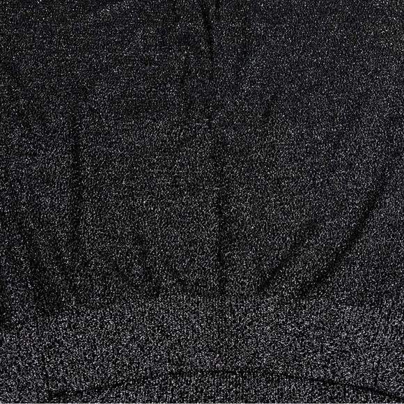Mossimo size Xs oversized dark grey sweater, sparkly silver glittery design EUC - Picture 7 of 12